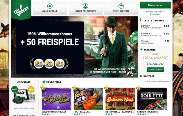 Mr Green Casino Vorschau